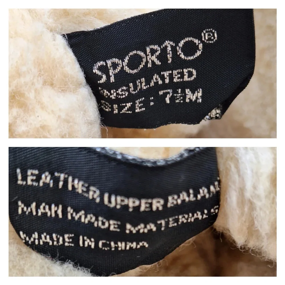 Sporto Polartec Suede Tan Fleece Insulated Mid-Calf‎ Boots